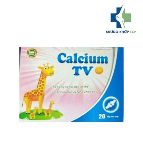 Calcium TV - Hỗ trợ bổ sung canxi, Vitamin D3